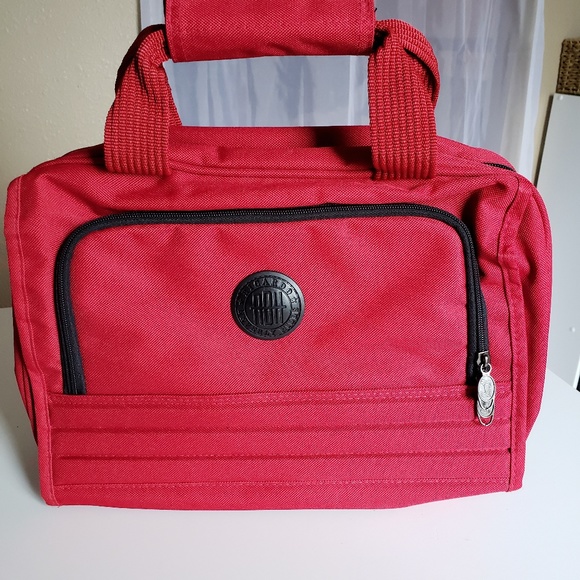 Ricardo of Beverly Hills Handbags - Ricardo Beverly Hills Red Toiletry Bag